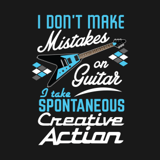 Vintage Rock-n-Roll Guitar - Spontaneous Action T-Shirt