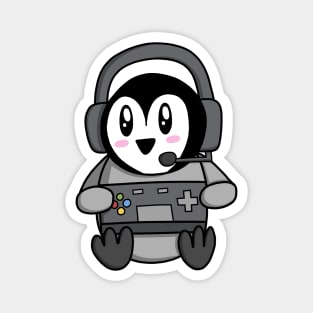 Penguin Gamer Magnet