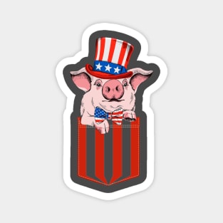 Pig Pocket OinkMerica. Magnet