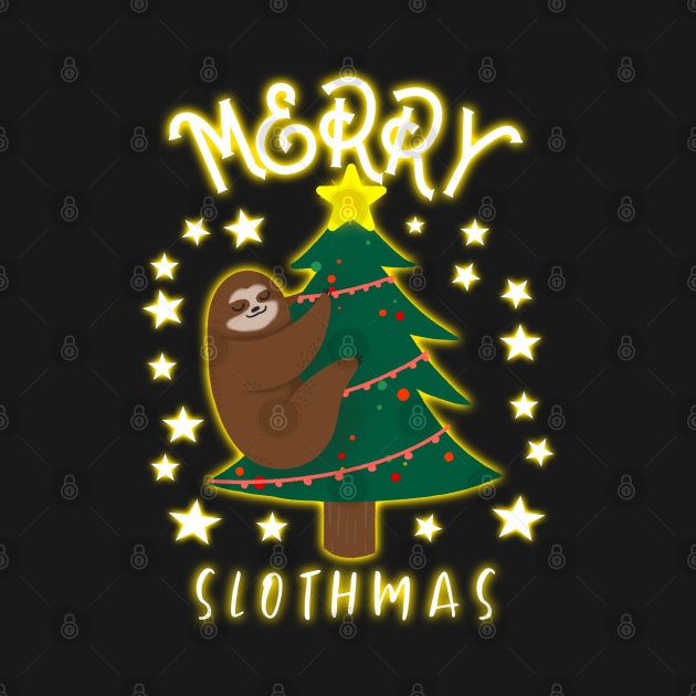 Merry Slothmas by ZenCloak