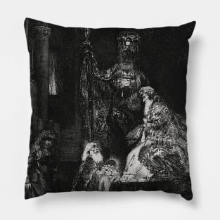 The Presentation in the Temple in the Dark Manner Pillow