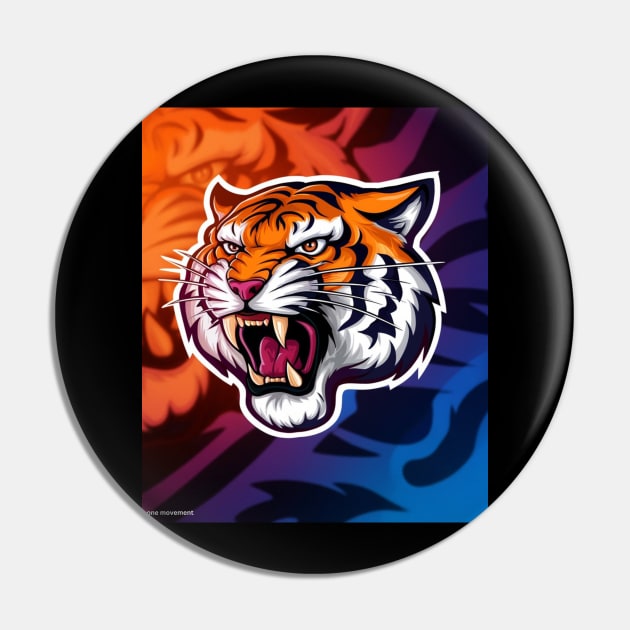 tiger Pin by JIUJITSU- BJJ