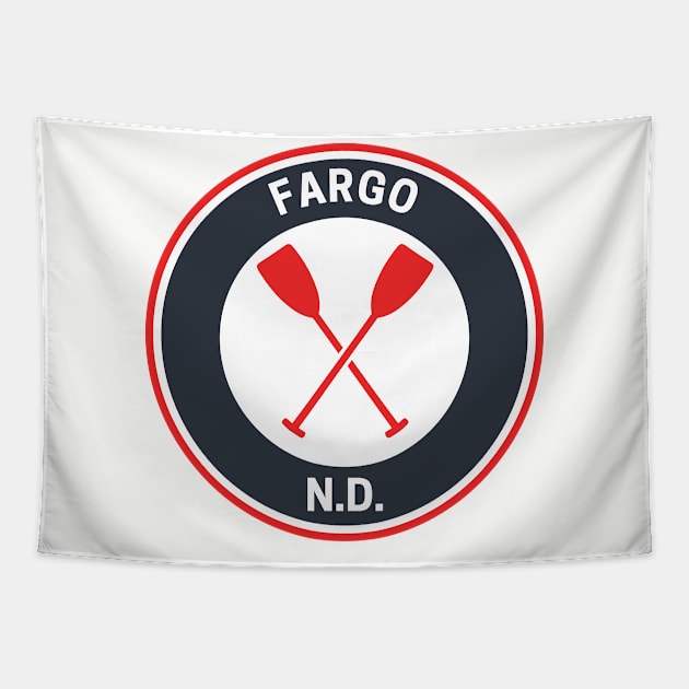 Vintage Fargo North Dakota Tapestry by fearcity