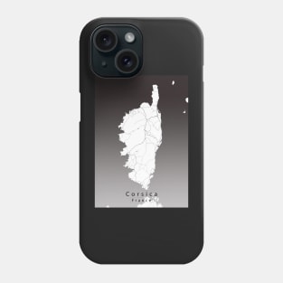 Corsica France Island Map Phone Case