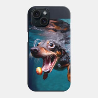 Dogs in Water #7 Phone Case