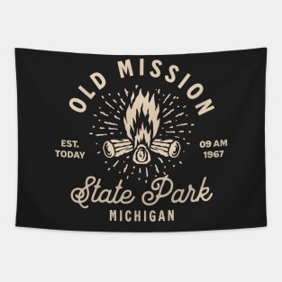 Old Mission State Park Michigan Tapestry