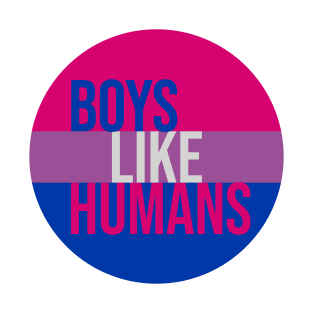 Boys Like Humans - Bisexual Pride Flag T-Shirt