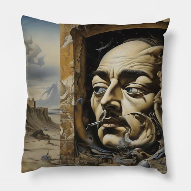 Disappear Pillow by WildChed ArtisTee