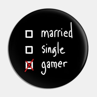 Gamer status Pin