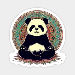 Zen Panda Magnet