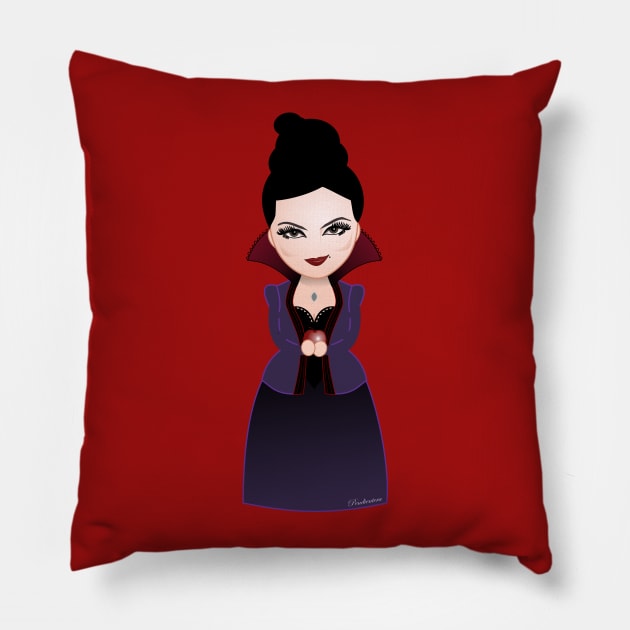 Regina of Once upon a time Pillow by Pendientera