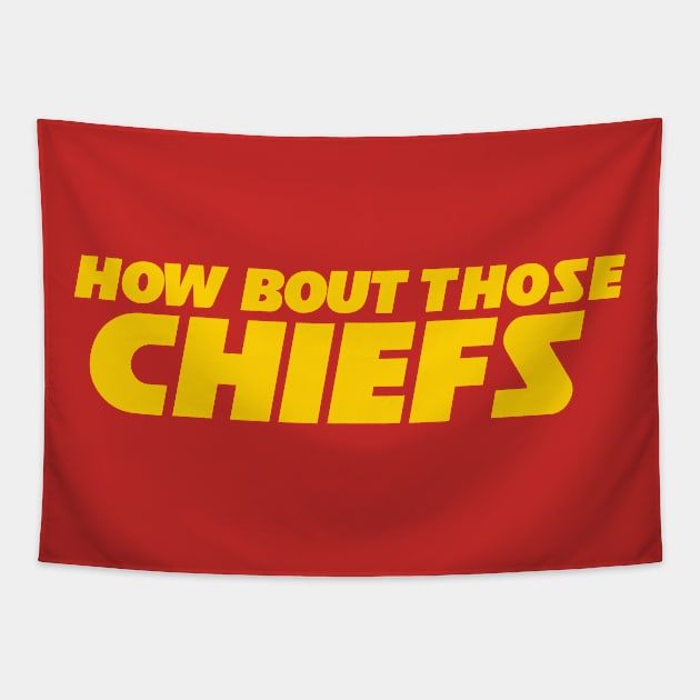 How Bout Those Chiefs Tapestry by jknaub
