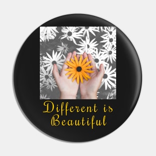 Different is Beautiful Pin