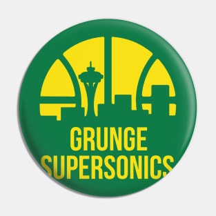 Grunge Supersonics Pin