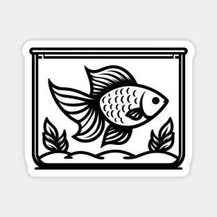 Goldfish Aquarium Magnet