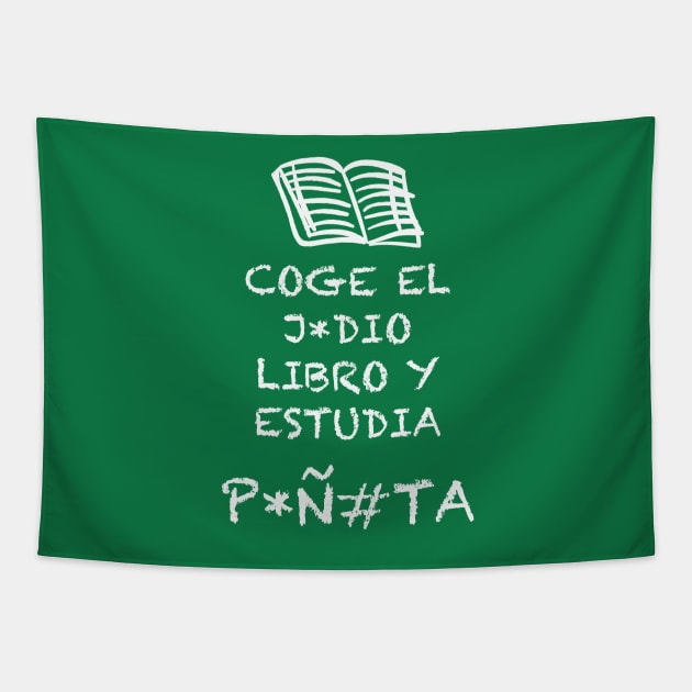 Estudia, ¡Coge el libro! Tapestry by samutrinta