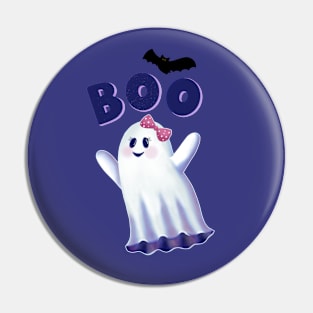 Halloween and Boo Pin