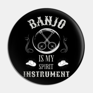 Music instruments are my spirit, Banjo guitar. Pin