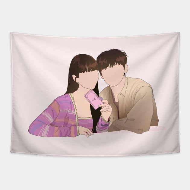 My lovely liar kdrama Tapestry by nelkrshop