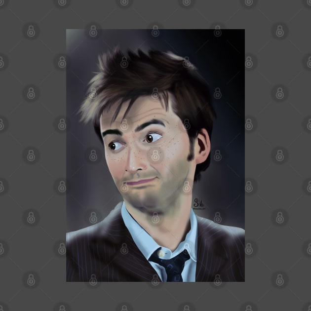 Tenth doctor portrait by AC Salva