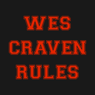 Wes Craven Rules T-Shirt