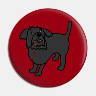 Animals with Sharp Teeth Dog Pin