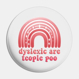 dyslexic are teople poo Pin