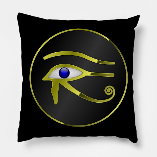 Eye of horus Pillow by momo1978