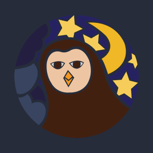 Owl in the night mosaic (Full size) T-Shirt