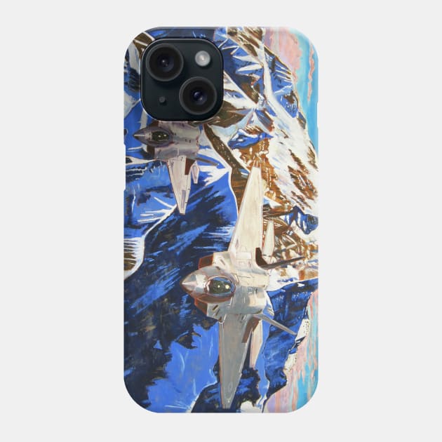 F-22 Rapture Phone Case by realartisbetter