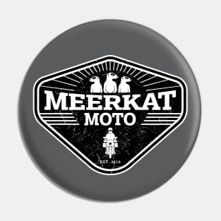 Meerkat Moto with Adventure Motorcycle Rider Pin