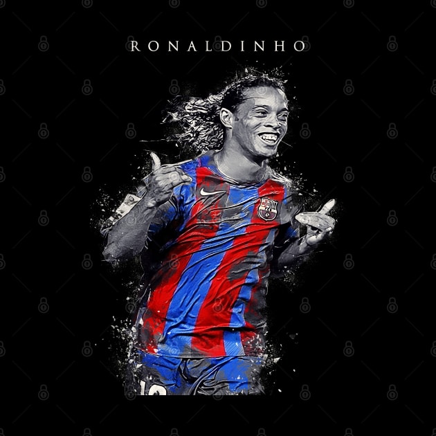 Ronaldinho in abstract art by Yopi