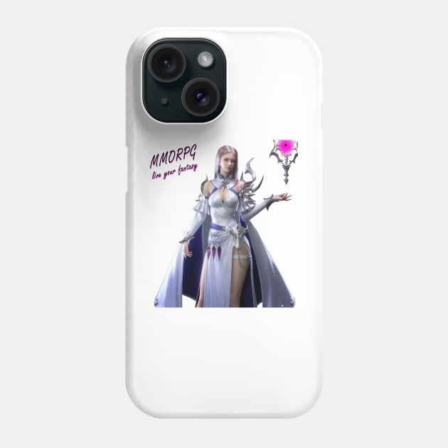 Asian Fantasy MMORPG Character Phone Case by GamingAtMax