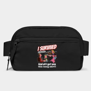 Thanksgiving Survivor Retro Style Family Dinner Design Bag