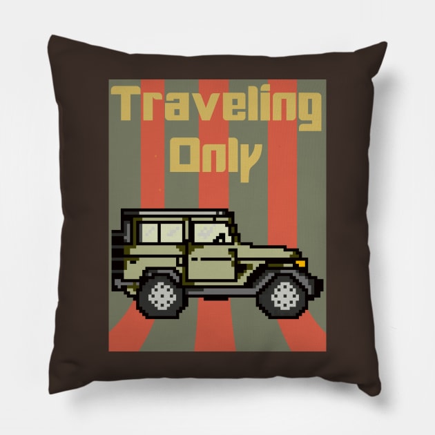 Traveling Car Only Pillow by RiyanRizqi