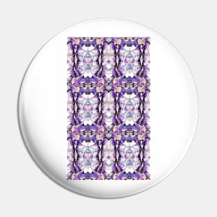 Pastel Butterfly Pattern Pin