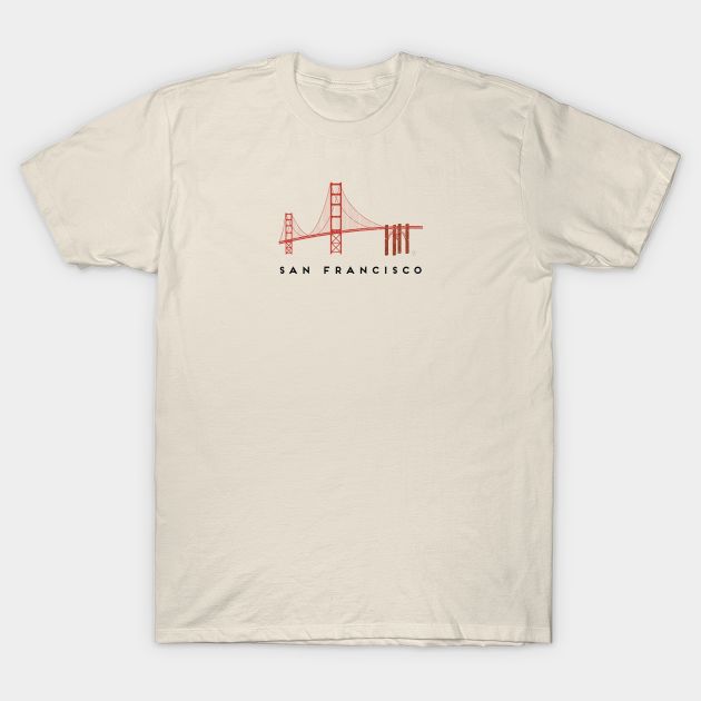 Golden Gate Bridge 2, San Francisco, California - San Francisco - T-Shirt |  TeePublic