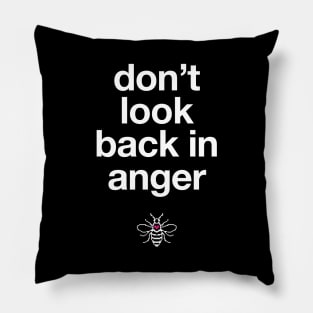 Oasis Don't Look Back In Anger Love Manchester Bee Pillow