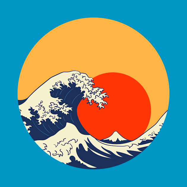 The Great Wave off Kanagawa by impacteesstreetwear