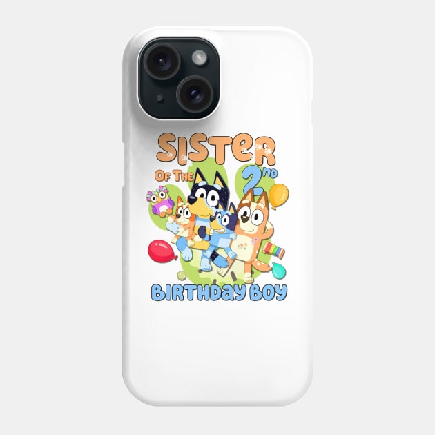 Bluey and Bingo sis birthday Phone Case by Justine Nolanz