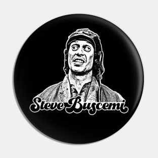 Steve Buscemi // Retro Fan Art Design Pin