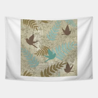 Vintage Birds Tapestry
