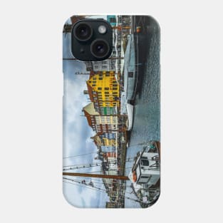 Nhhavn waterfront on a rainy day Phone Case