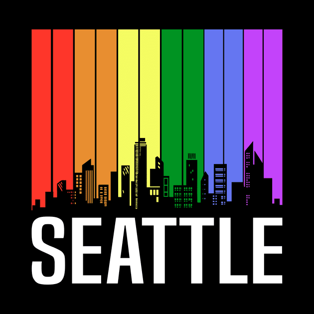 The Love For My City Seattle Great Gift For Everyone Who Likes This Place. by gdimido