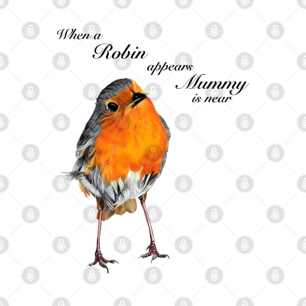 When a Robin appears Mummy is near by IslesArt