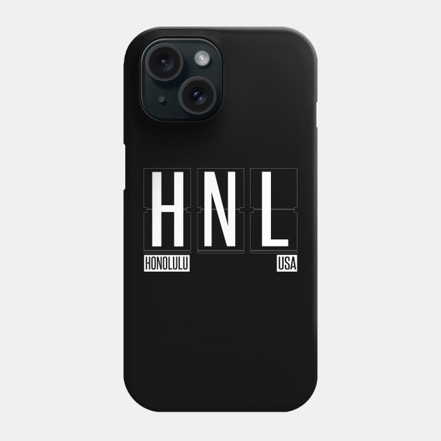 HNL - Honolulu HI Airport Code Souvenir or Gift Shirt Phone Case by HopeandHobby