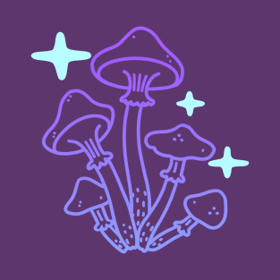 Mushrooms and sparkles T-Shirt