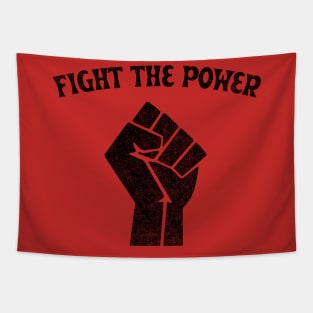 Fight The Power - Faded/Vintage Style Black Power Fist Tapestry