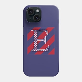 Old Glory Letter E Phone Case