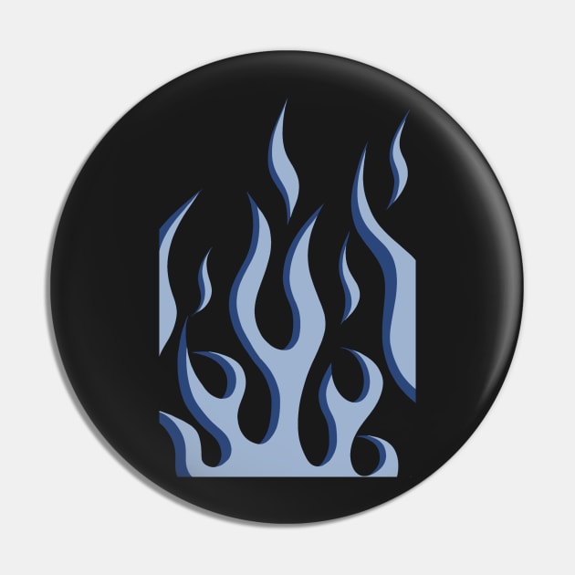 Blue Fire Pin by Holailustra